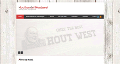 Desktop Screenshot of houtwest.nl
