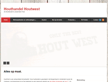 Tablet Screenshot of houtwest.nl